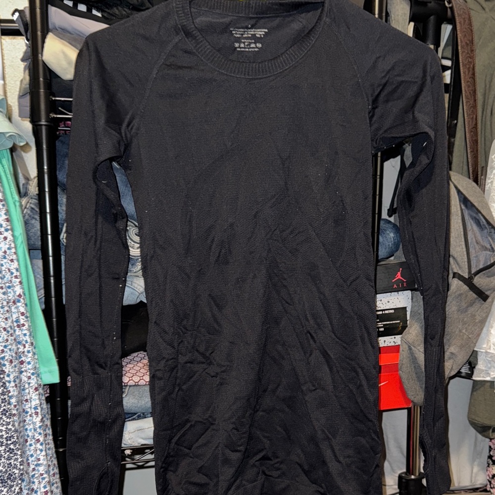 Black Long Sleeve Top